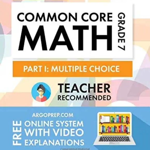 Argo Brothers Math Workbook, Grade 7: Common Core Math - Picture 1 of 3